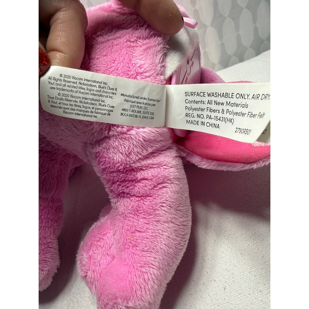 Blues Clues Pink Plush Dog Talking Interactive Light Up Toy Animated - Picture 9 of 11